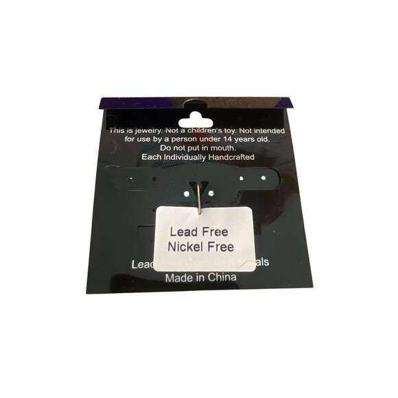 Vintage Lauren Spencer Genuine Crystal Pin Brooch Gold Tone Red Green Clear New - Picture 5 of 5